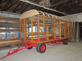 Neuaufbau von einem Schaustellerwagen dieser wurde komplett nach den Wünschen des Auftraggebers gefertigt