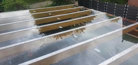 Terrassenüberdachung aus VSG (Glas)